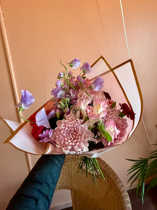 Wrapped Bouquet for Convenience